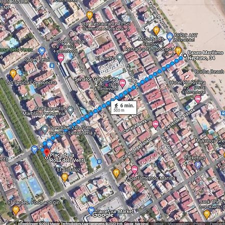 Apartmán Jardin 5 Playa De Gandia - No Fiestas - Con Wifi Exteriér fotografie